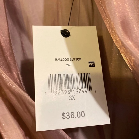 ***3/$50***Ophelia Roe NWT Balloon Top Size 3X - Picture 7 of 7